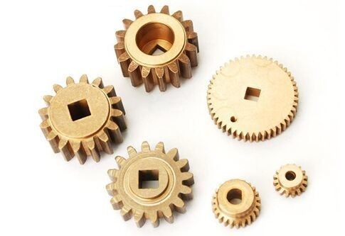 Customization Sintered Metal Parts Shaft Sleeve Powder Metallurgy Bronze Bushing