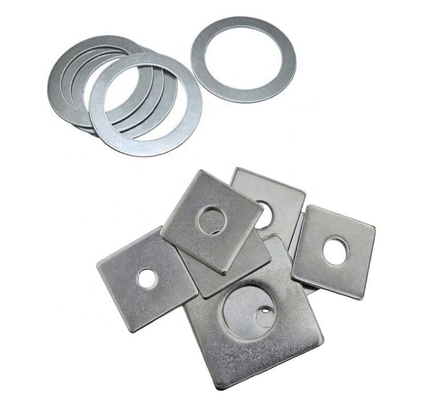 Flat 316 Stainless Steel Shim Washers Adjust 0.1mm 0.2mm 0.3mm CNC Machining