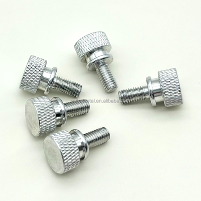 Not Micro Machining Knurled Thumb Screws in M3 M4 M5 M6 M8 Sizes with Tolerance 0.01-0.05mm
