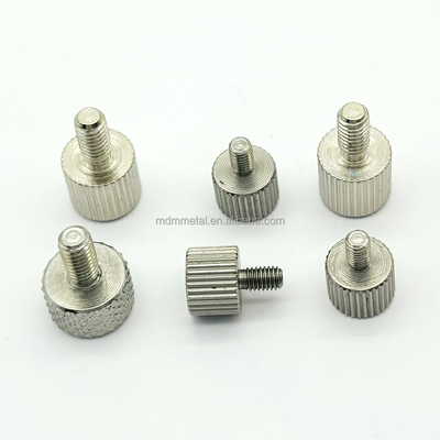 Not Micro Machining Knurled Thumb Screws in M3 M4 M5 M6 M8 Sizes with Tolerance 0.01-0.05mm