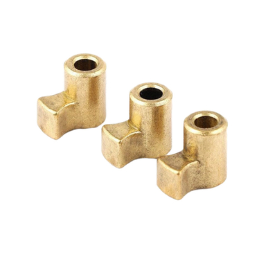 Custormer's Requirements MIM4605 Custom Powder Metallurgy Parts Brass Bushing Bronze Bush Brass Flange