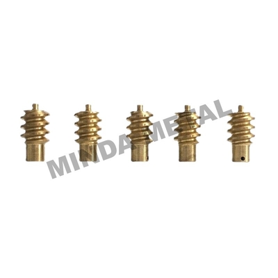High Precision Turbine Parts Turning Processing 0.1 KG Brass Parts CNC Lathe Machining