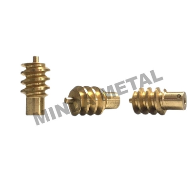High Precision Turbine Parts Turning Processing 0.1 KG Brass Parts CNC Lathe Machining