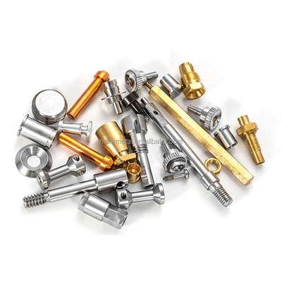 High Precision Brass CNC Turned Components Milling Lathe Machining Parts