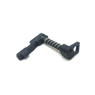 Black Anodized Aluminum 7075 AEG Gearbox Parts Magazine Catch Button