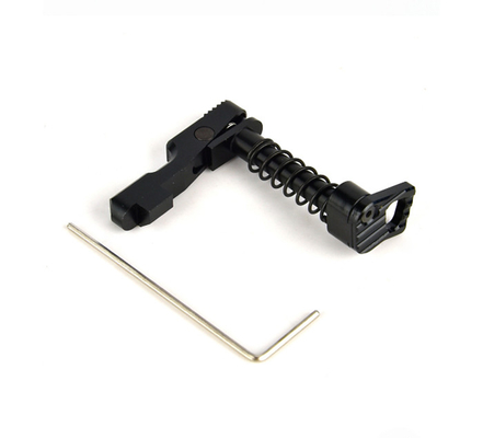 Black Anodized Aluminum 7075 AEG Gearbox Parts Magazine Catch Button