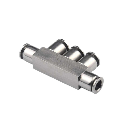 Hardware Parts Powder Metallurgy Injection Molding of Stainless Steel Pneumatic Joint PHF for Customized Sizes
