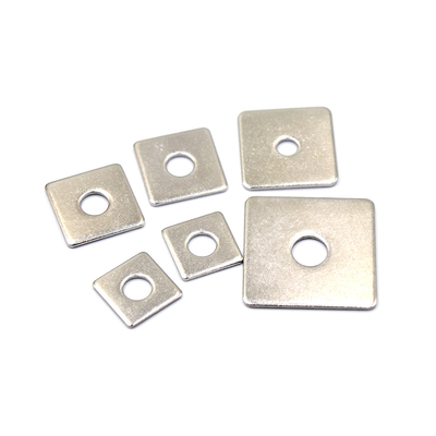 Galvanized Bulk Stainless Steel Washers Square Spacer Low Carbon Steel Alloy