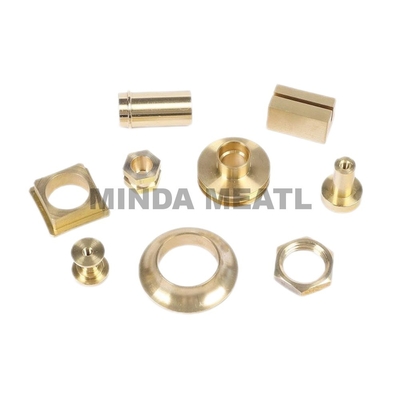 High Precision Turbine Parts Turning Processing 0.1 KG Brass Parts CNC Lathe Machining
