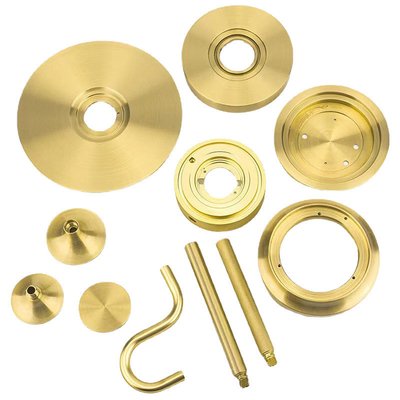 Custom Copper brass 5Axis CNC Machining Parts Lathe Milling Compound